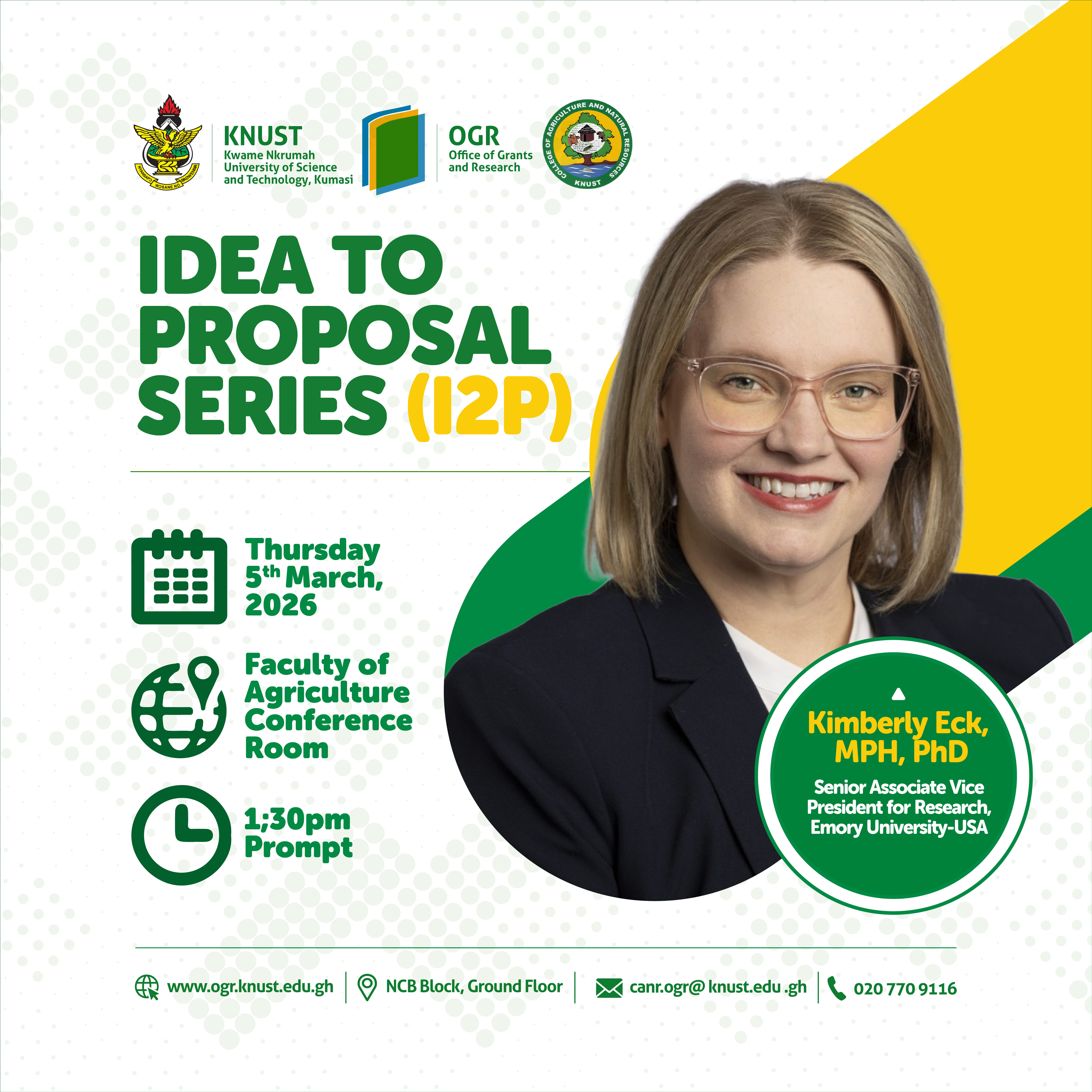 IDEA TO PROPOSAL SERIES (I2P)