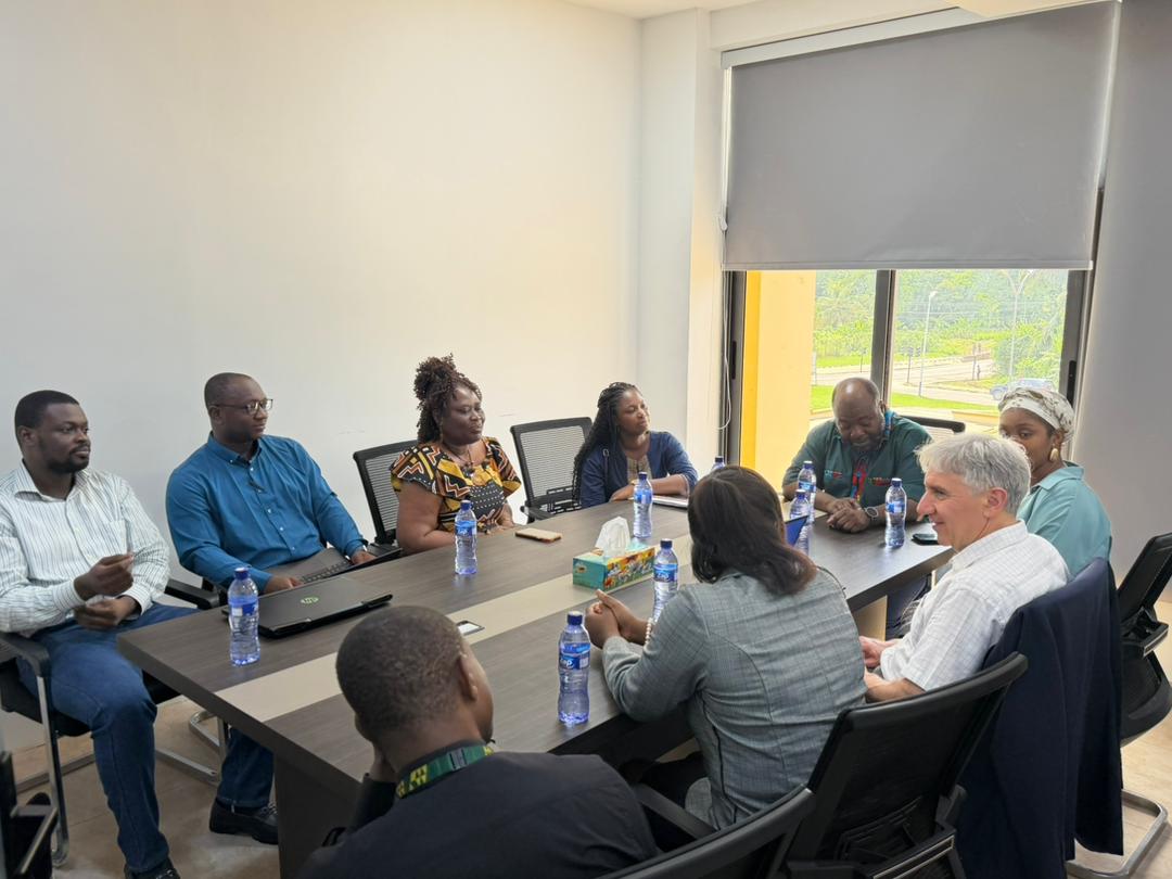 Prof. Ezzati and the OGR staff at the OGR conference room