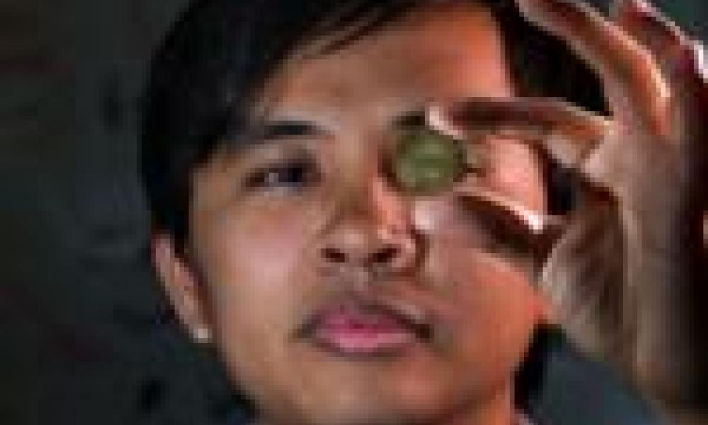 Spiral laser beam creates quantum whirlpool