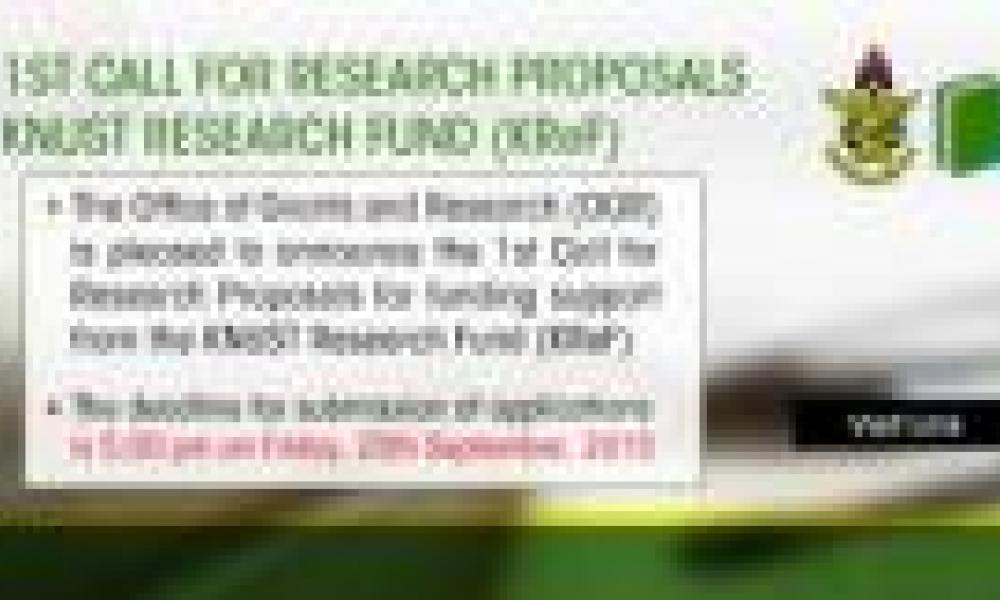 KNUST 1st Call for Research Proposals